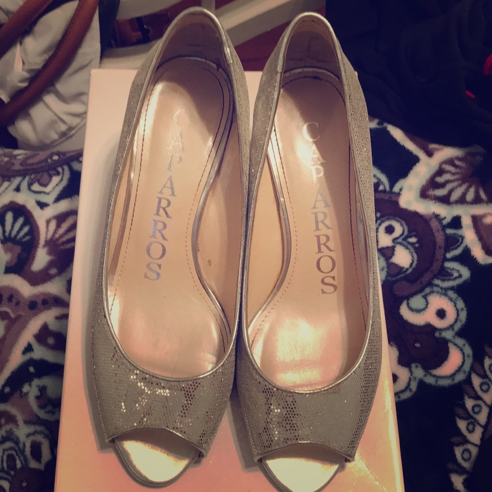 Caparros Sliver Heels